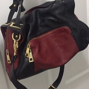 Luxury leather bag from Sandro Paris